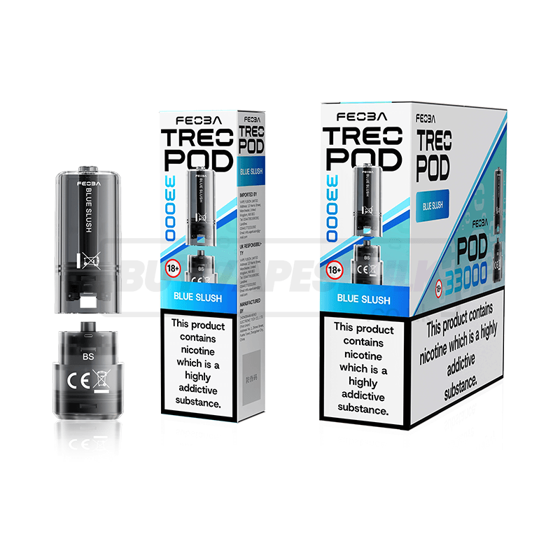 Blue Slush Feoba Treo 33K Prefilled Pods 5 Pack