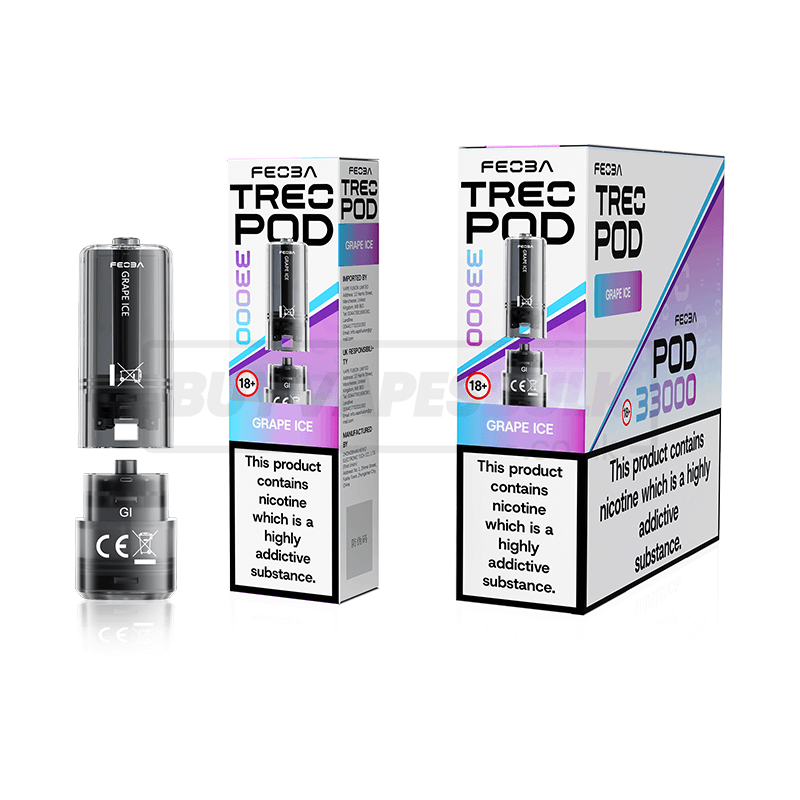 Grape Ice Feoba Treo 33K Prefilled Pods 5 Pack