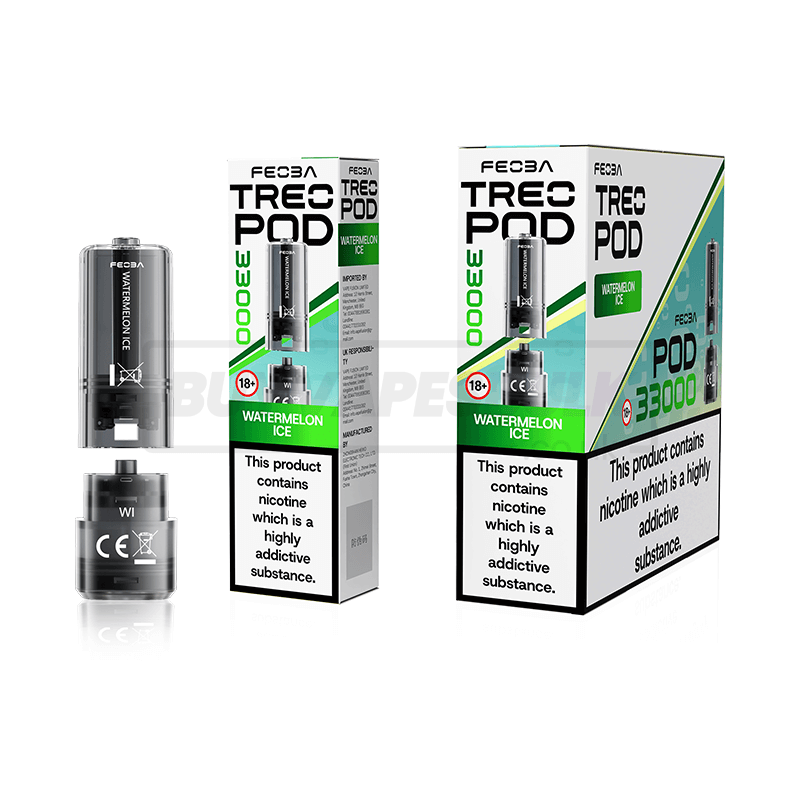 Watermelon Ice Feoba Treo 33K Prefilled Pods 5 Pack