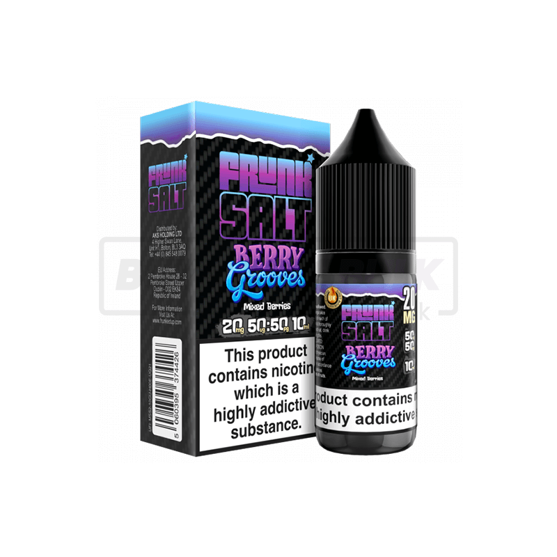 Berry Grooves Frunk Nic Salt E-Liquid Pack of 5 x (10ml)