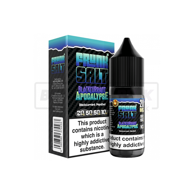 Blackcurrant Apocalypse Frunk Nic Salt E-Liquid Pack of 5 x (10ml)