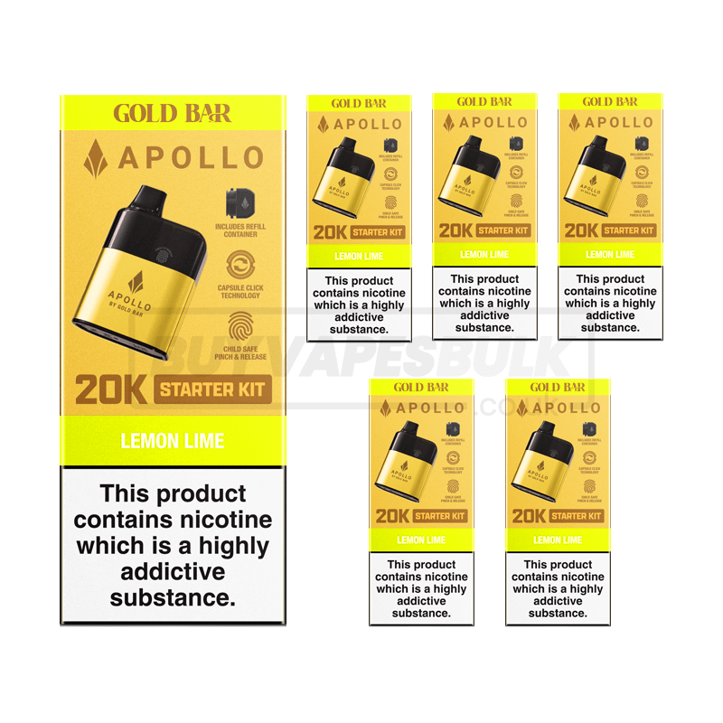 Gold Bar Apollo 20K Prefilled Pod Kit