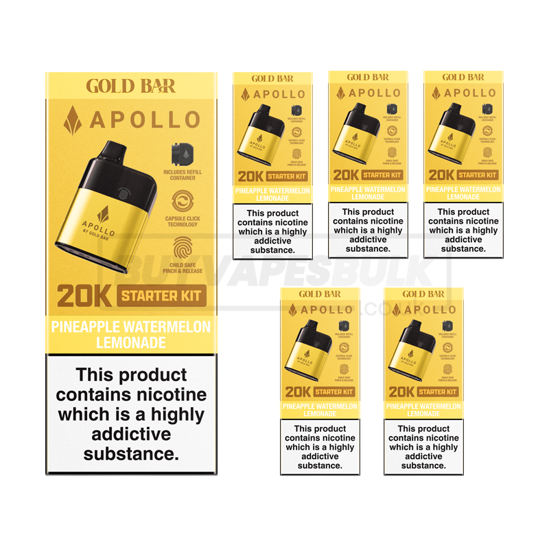 Gold Bar Apollo 20K Prefilled Pod Kit