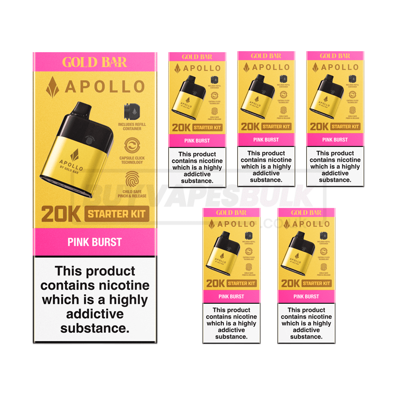 Gold Bar Apollo 20K Prefilled Pod Kit