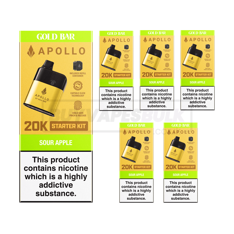 Gold Bar Apollo 20K Prefilled Pod Kit