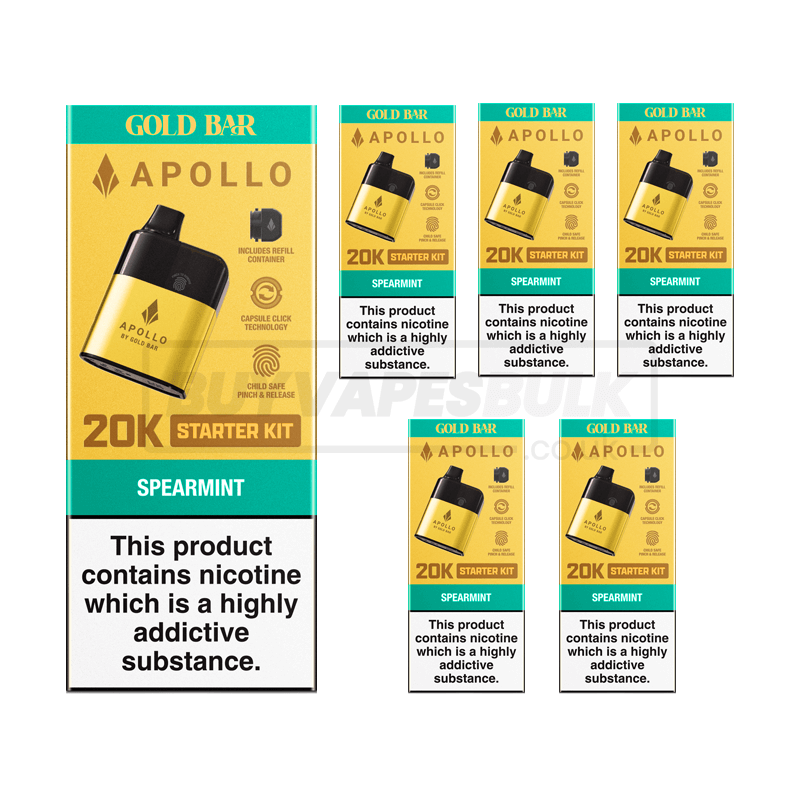 Gold Bar Apollo 20K Prefilled Pod Kit