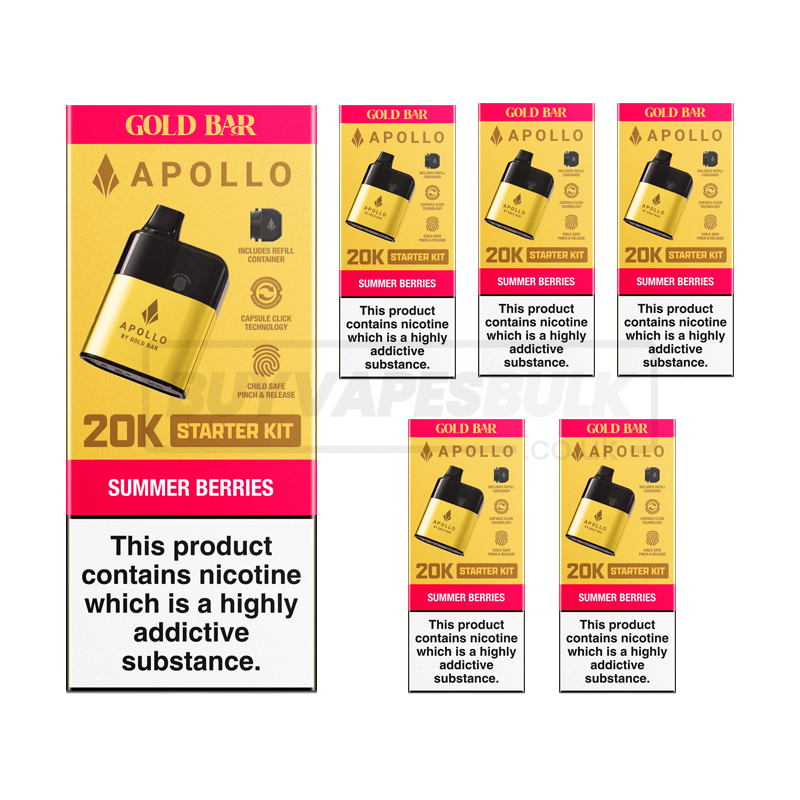 Gold Bar Apollo 20K Prefilled Pod Kit