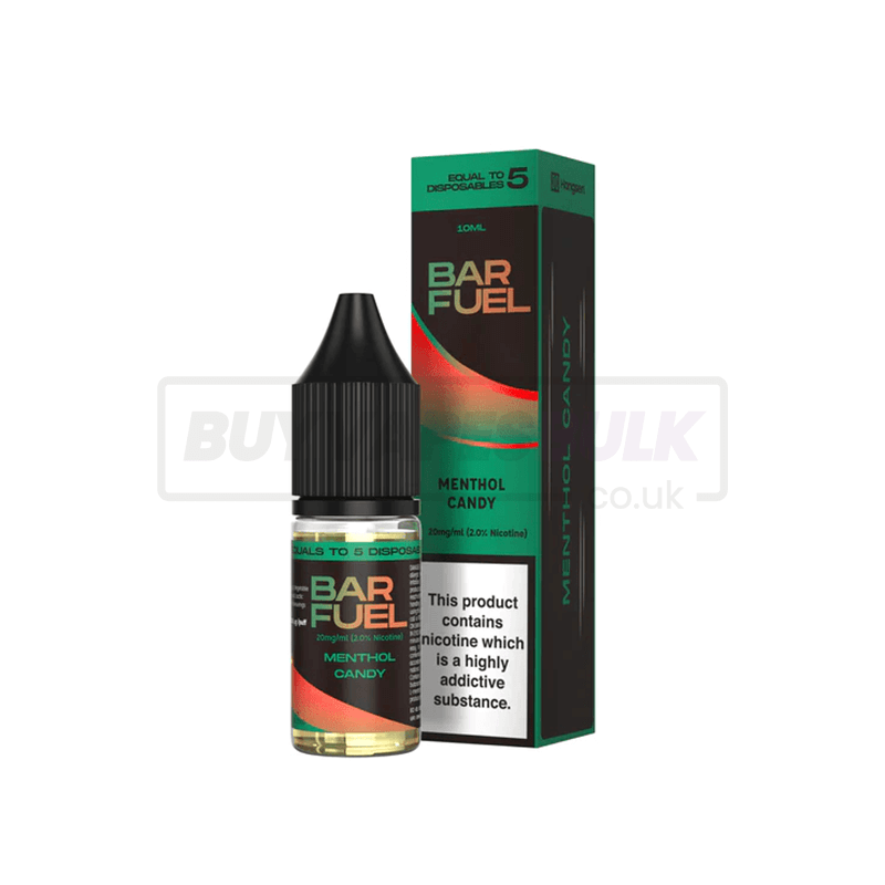 Menthol Candy Hangsen Bar Fuel Nic Salt E-Liquid Pack of 10 x (10ml)