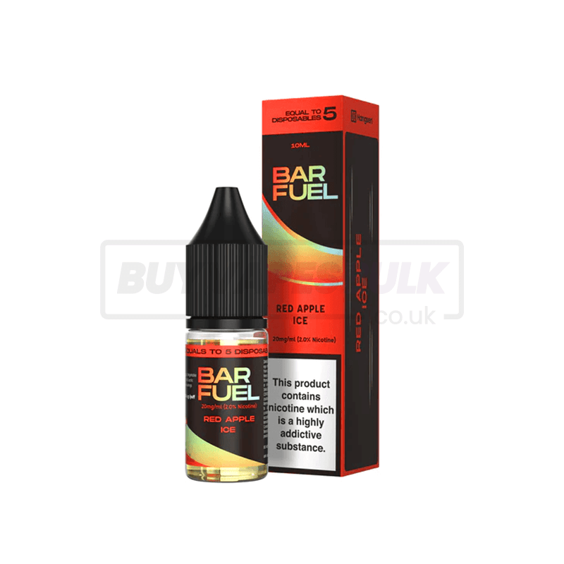 Red Apple Ice Hangsen Bar Fuel Nic Salt E-Liquid Pack of 10 x (10ml)