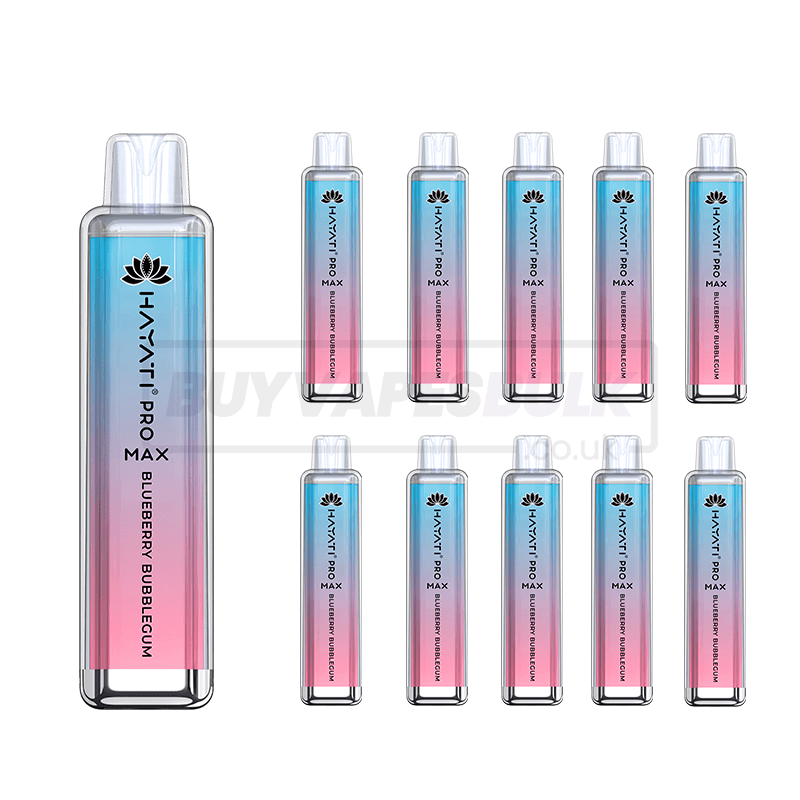 Blueberry Bubblegum The Crystal Pro Max 4000 Disposable Vape 10 Pack
