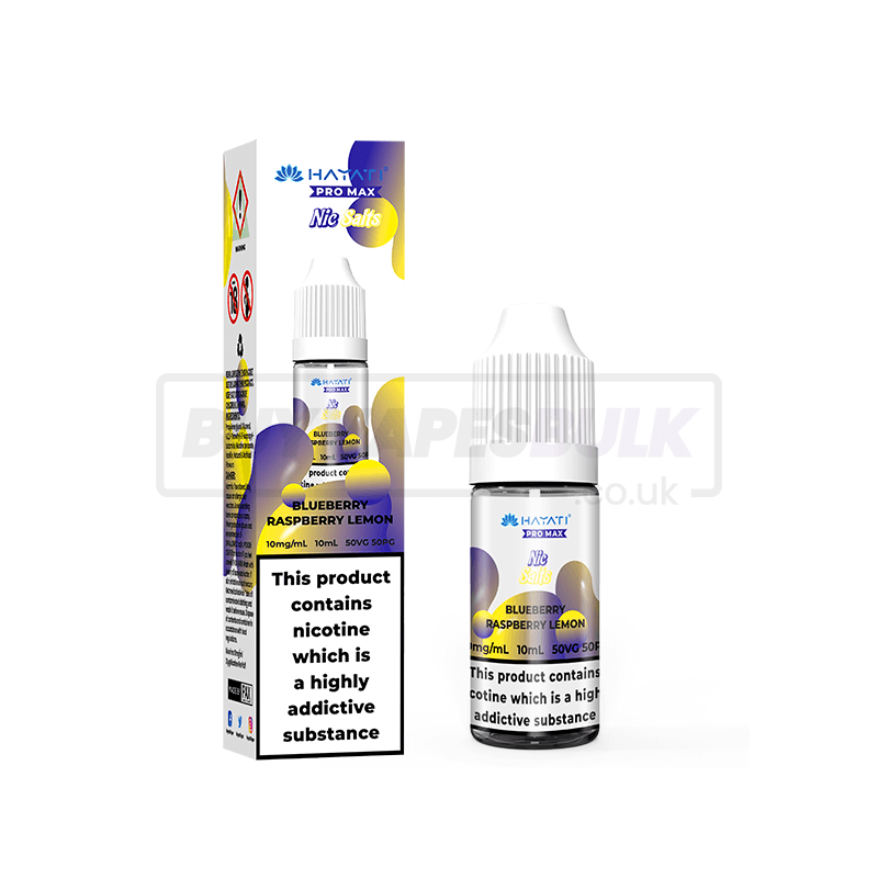 Blueberry Raspberry Lemon Hayati Crystal Pro Max Nic Salt E-Liquid Pack of 10