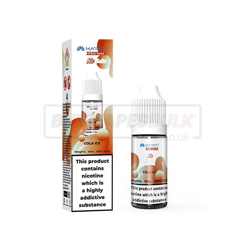 Cola Ice Hayati Crystal Pro Max Nic Salt E-Liquid Pack of 10