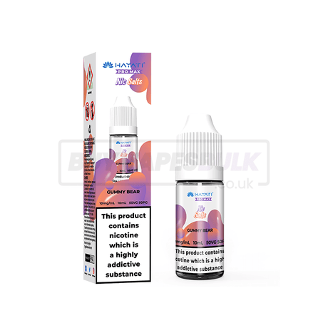 Gummy Bear Hayati Crystal Pro Max Nic Salt E-Liquid Pack of 10