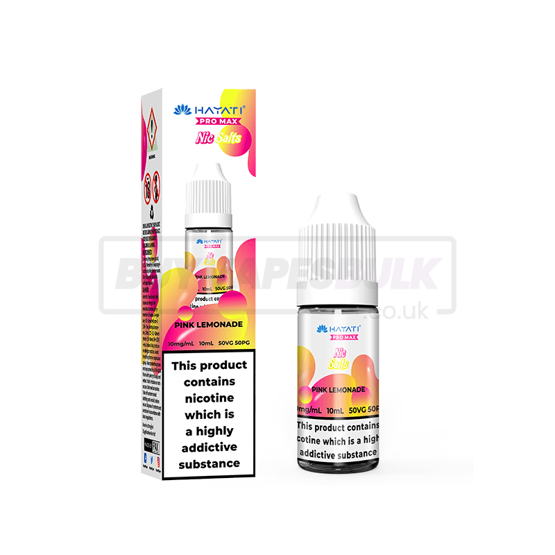 Pink Lemonade Hayati Crystal Pro Max Nic Salt E-Liquid Pack of 10