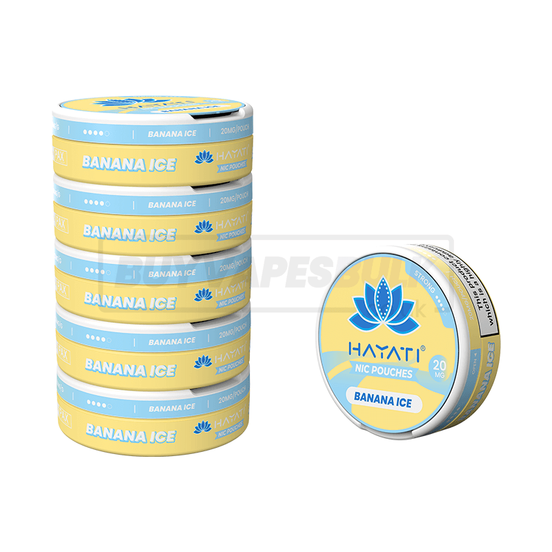 Hayati Nicotine Pouches 5 Pack Banana Ice