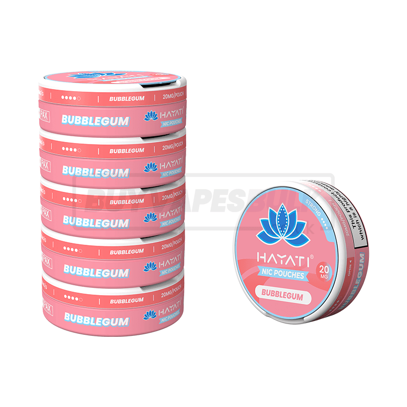 Hayati Nicotine Pouches 5 Pack Bubblegum