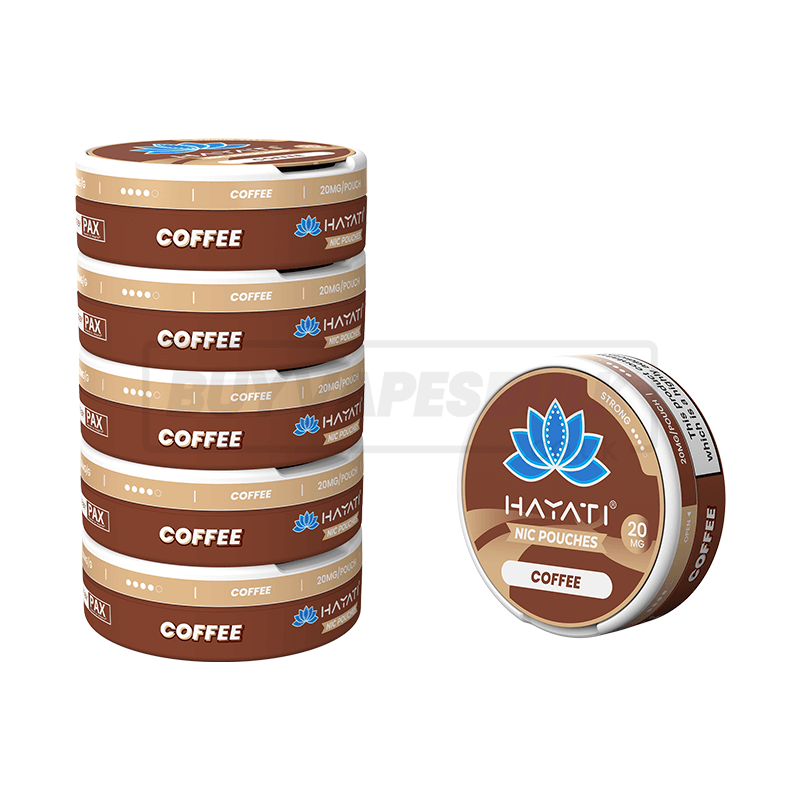 Hayati Nicotine Pouches 5 Pack Coffee