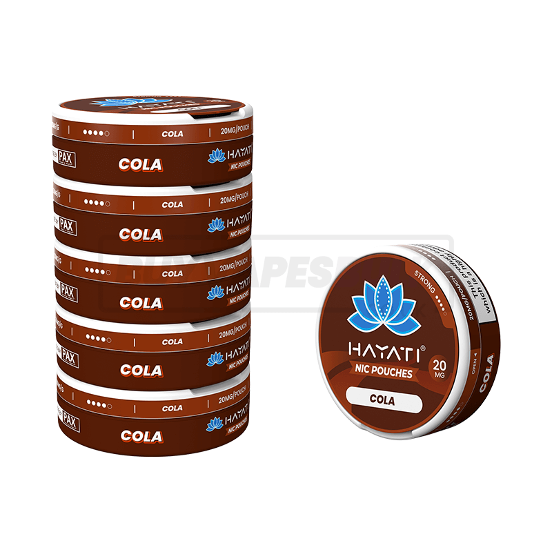 Hayati Nicotine Pouches 5 Pack Cola