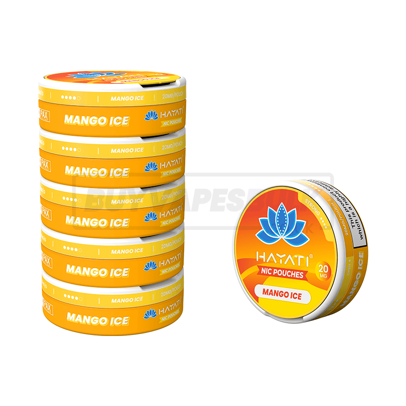 Hayati Nicotine Pouches 5 Pack Mango Ice