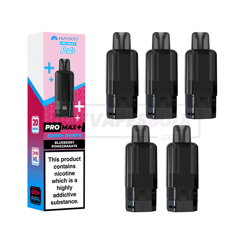Blueberry Pomegranate Hayati Pro Max Plus 6000 Refill Pods 5 Pack