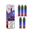 Blue Razz Cherry Hayati Pro Max Plus 6000 Vape Kit 5 Pack