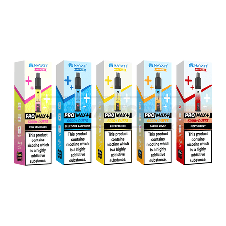 Mix Pack 1 Hayati Pro Max Plus 6000 Vape Kit 5 Pack