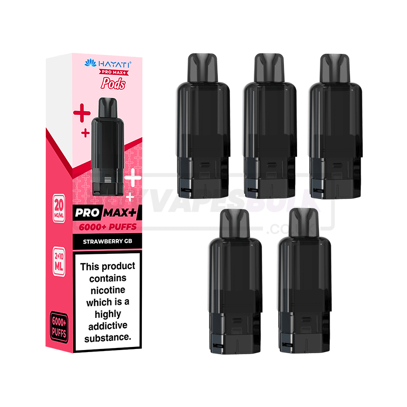 Strawberry GB Hayati Pro Max Plus 6000 Refill Pods 5 Pack