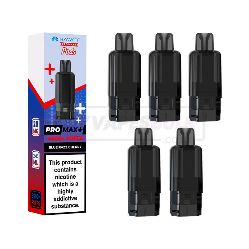 Blue Razz Cherry Hayati Pro Max Plus 6000 Refill Pods 5 Pack