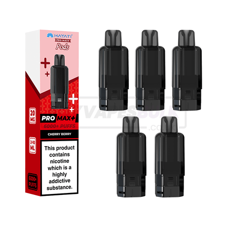 Hayati Pro Max Plus 6000 Prefilled Pods 5 Pack Cherry Berry
