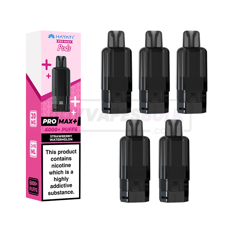 Strawberry Watermelon Hayati Pro Max Plus 6000 Refill Pods 5 Pack