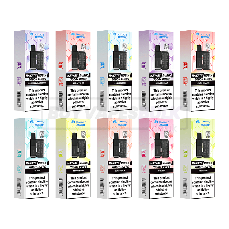 Hayati Rubik 7000 Puffs Refill Pods 5 Pack