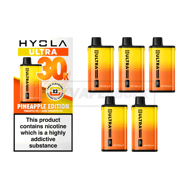 Hyola Ultra 30K Prefilled Vape Kit 5 Pack Pineapple Edition