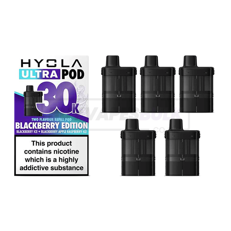 Hyola Ultra 30K Prefilled Pods 5 Pack Blackberry Edition