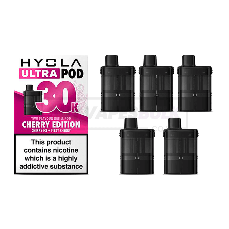 Hyola Ultra 30K Prefilled Pods 5 Pack Cherry Edition