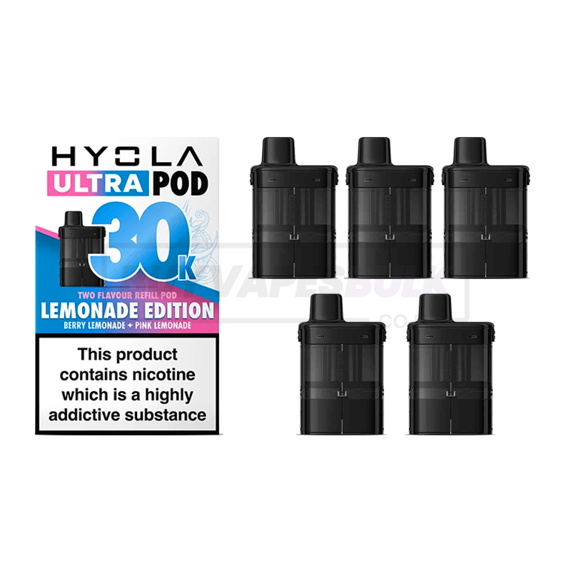 Hyola Ultra 30K Prefilled Pods 5 Pack Lemonade Edition
