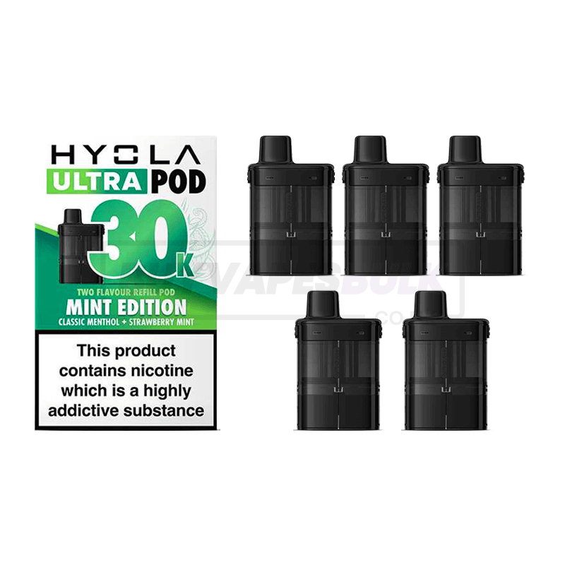 Hyola Ultra 30K Prefilled Pods 5 Pack Mint Edition