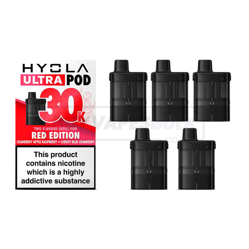 Hyola Ultra 30K Prefilled Pods 5 Pack Red Edition