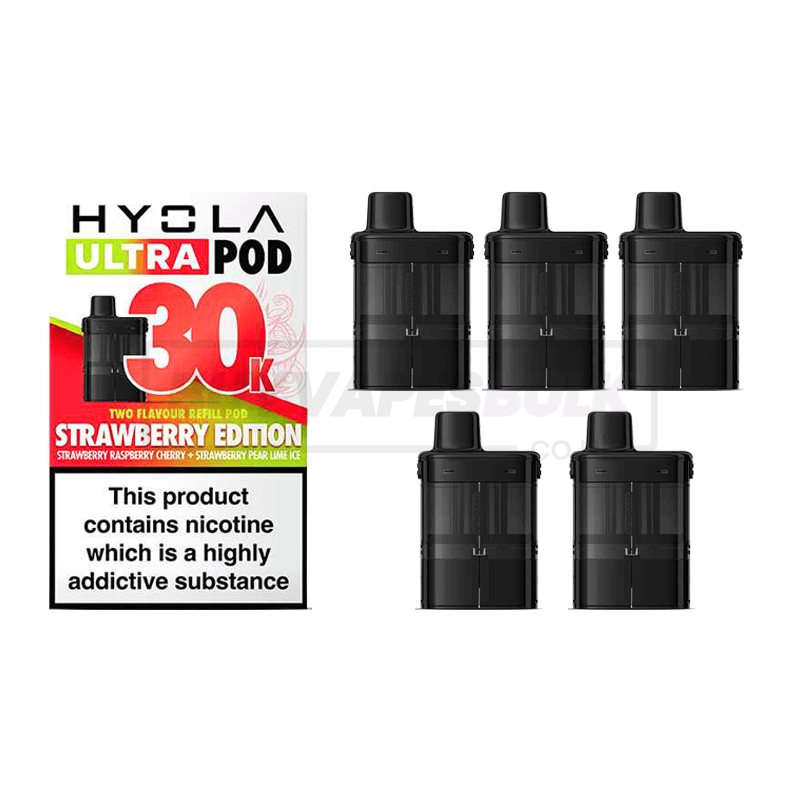 Hyola Ultra 30K Prefilled Pods 5 Pack Strawberry Edition