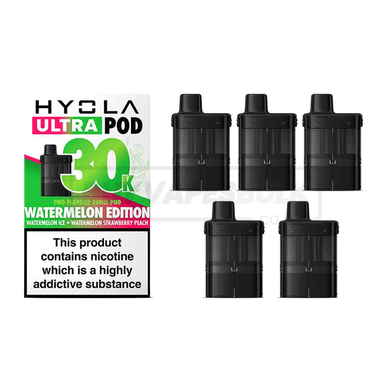 Hyola Ultra 30K Prefilled Pods 5 Pack Watermelon Edition