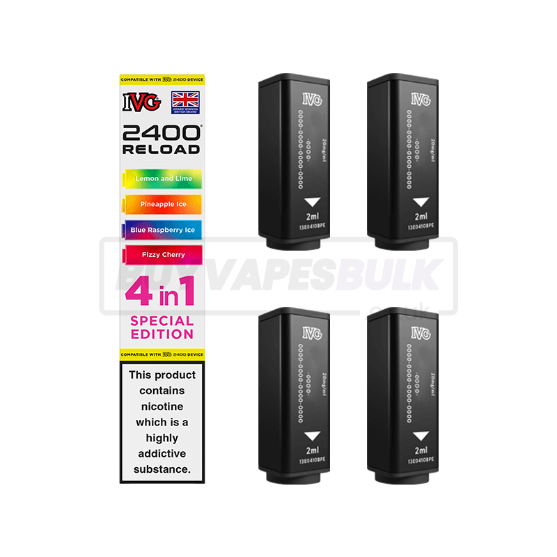 IVG 2400 4 in 1 Reload Pods 5 Pack Special Edition
