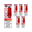 Red Raspberry Edition IVG 2400 Vape Kit 5 Pack