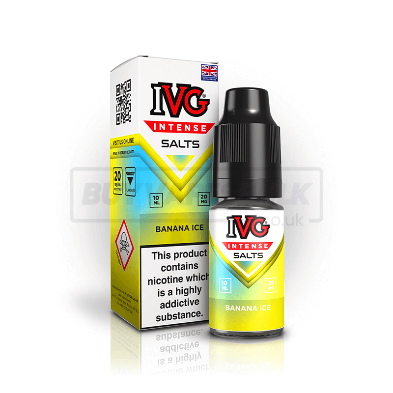 Banana Ice IVG Intense Nic Salt E-Liquid Pack of 10