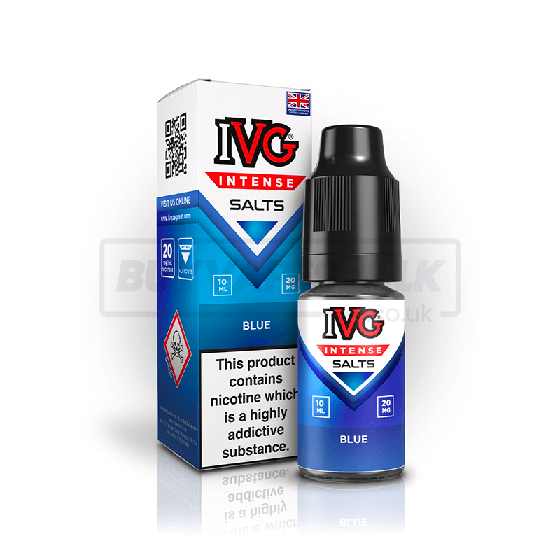 Blue IVG Intense Nic Salt E-Liquid Pack of 10