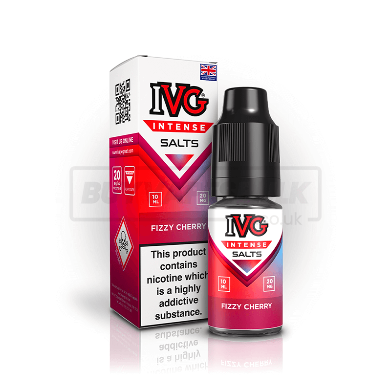 Fizzy Cherry IVG Intense Nic Salt E-Liquid Pack of 10