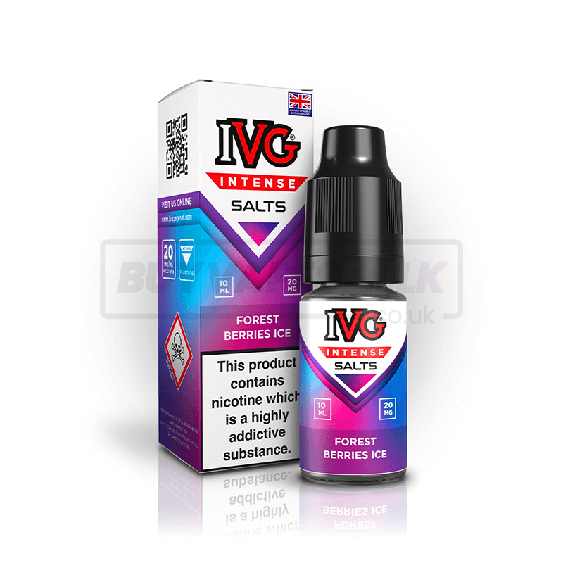 Forest Berries Ice IVG Intense Nic Salt E-Liquid Pack of 10