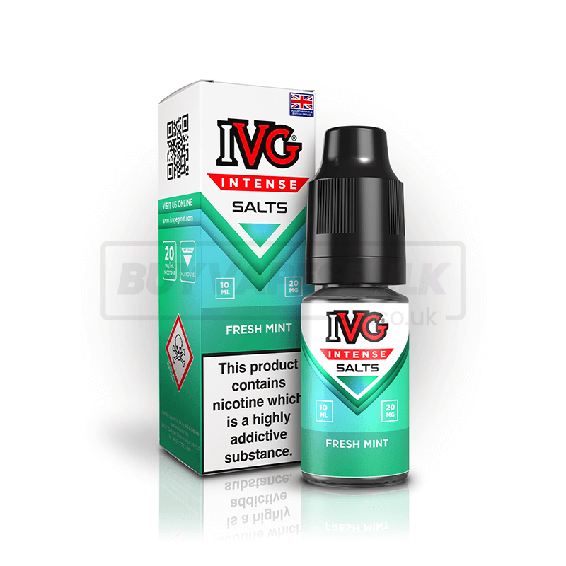 Fresh Mint IVG Intense Nic Salt E-Liquid Pack of 10