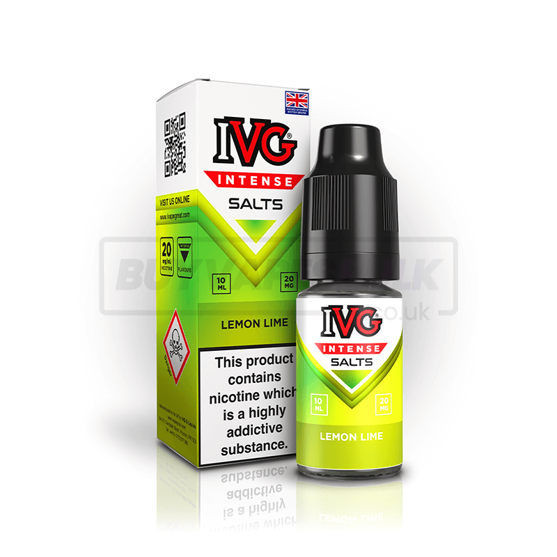 Lemon Lime IVG Intense Nic Salt E-Liquid Pack of 10