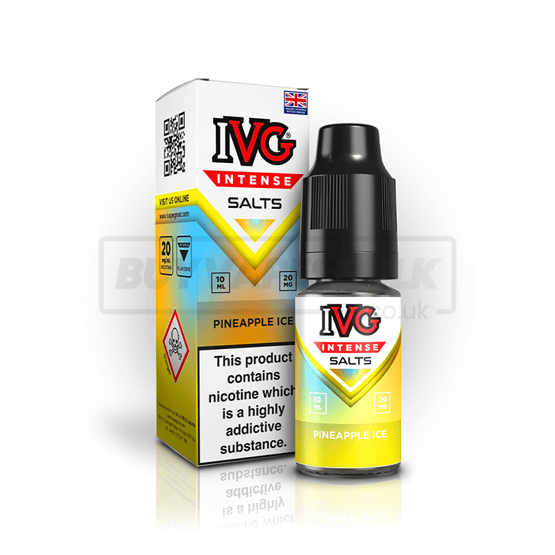 Pineapple Ice IVG Intense Nic Salt E-Liquid Pack of 10