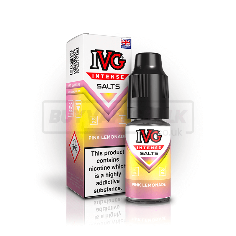 Pink Lemonade IVG Intense Nic Salt E-Liquid Pack of 10