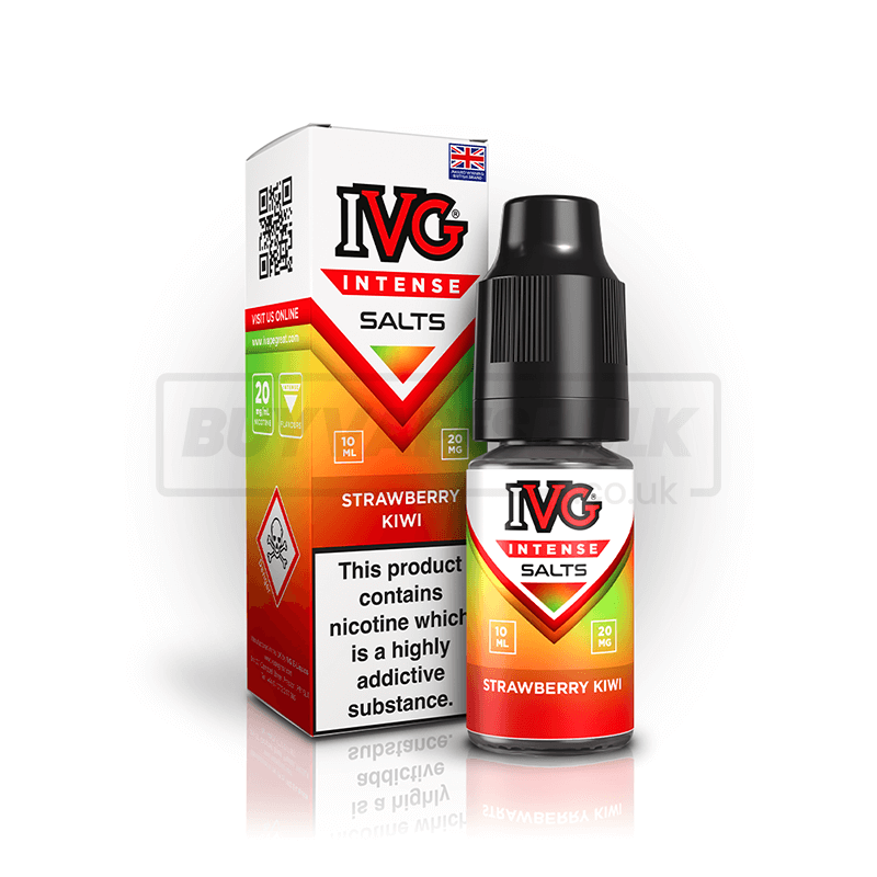 Strawberry Kiwi IVG Intense Nic Salt E-Liquid Pack of 10